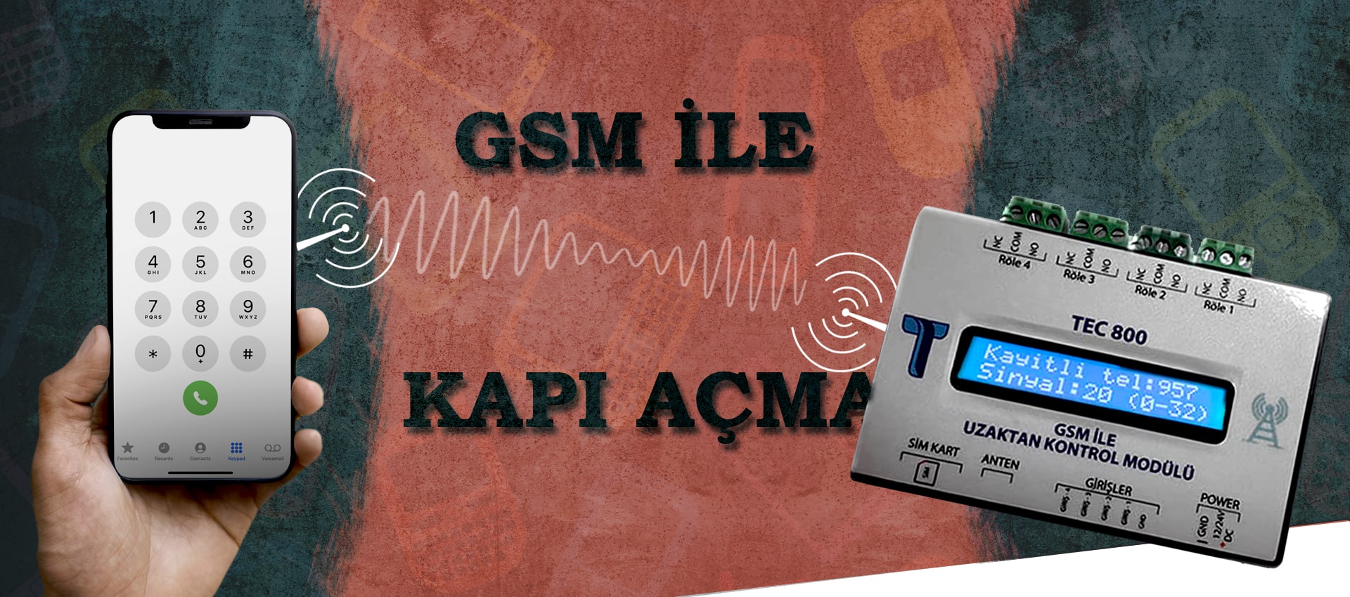 Konya Telefon Kapı Açma Konya Telefonla Kapı Açma Sistemi, Konya GSM Kontrol Modülü, Konyada Cep Telefonu İle Uzaktan Kapı ve Bariyer Kontrol Sistemleri